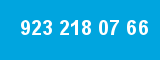 923 218 07 66 923 218 07 66